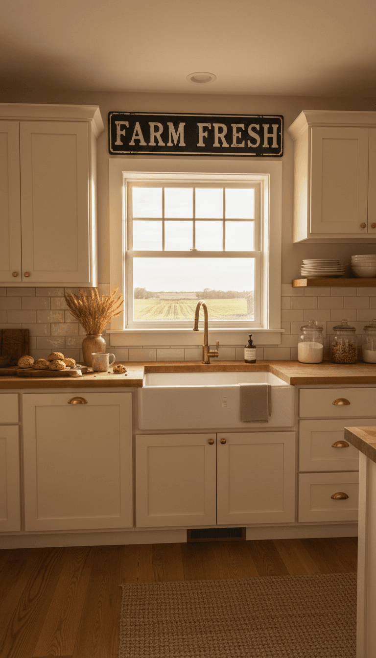 Newly remodeled kitchen with custom cabinetry, butcher block countertops, and a subway tile backsplash
